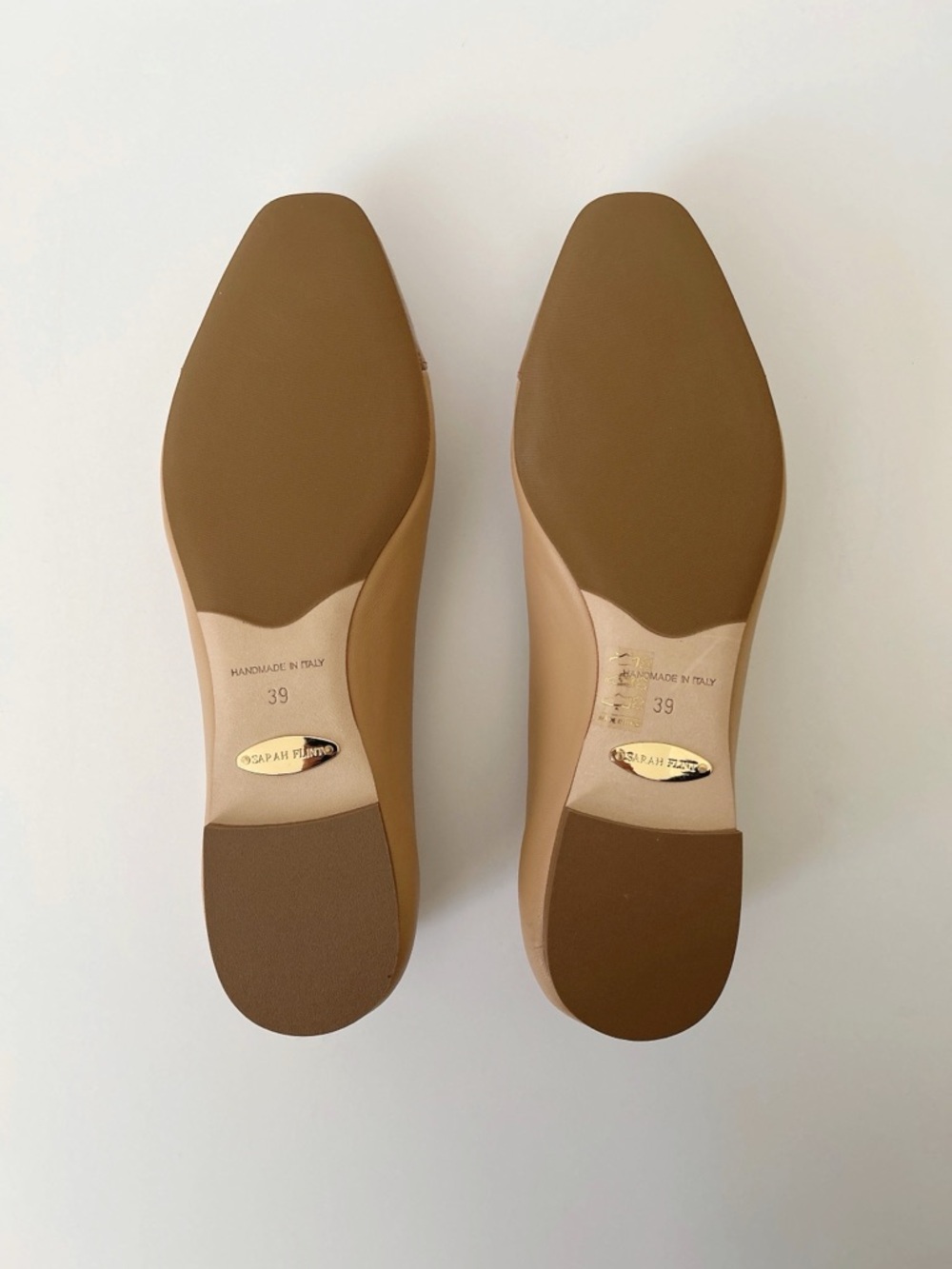 Sarah Flint Beige Ballet Flats - Picture 6 of 6